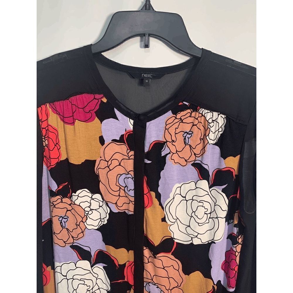 Next Long Sleeve Floral Shirt - Picture 5 of 8